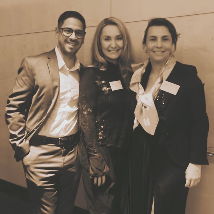 L'équipe Global Key Partners lors d'une réception de networking pour investisseurs