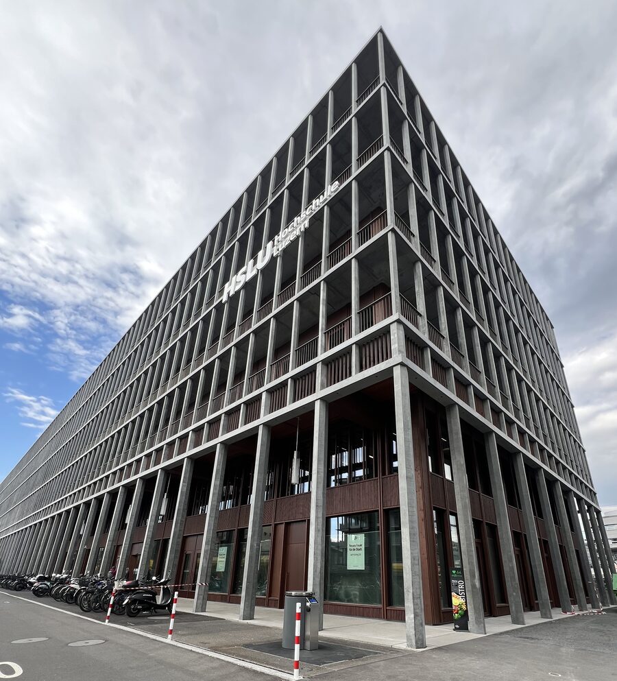 HSLU – bâtiment du campus de la Haute école de Lucerne